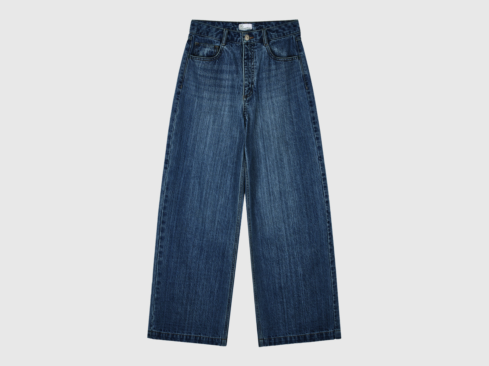 Jeans straight da donna blu | Benetton Outlet