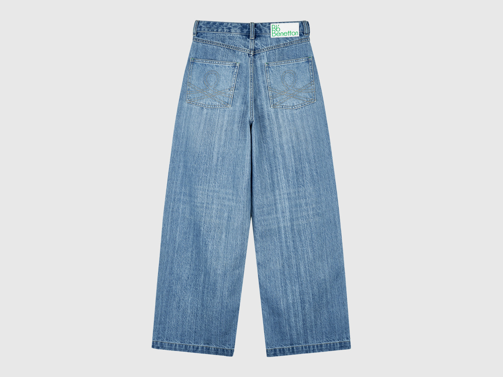 Jeans straight da donna azzurro 2 | Benetton Outlet