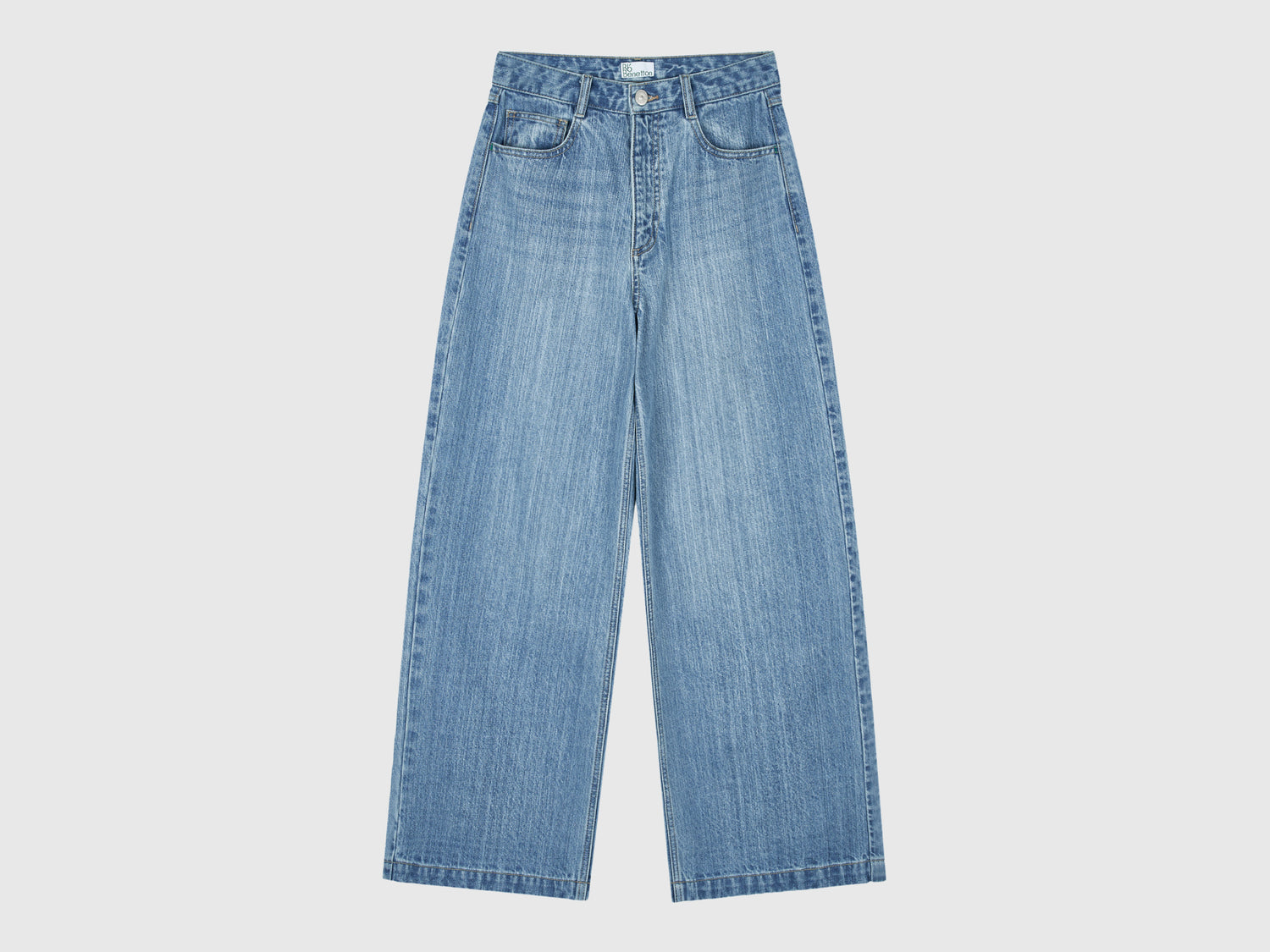 Jeans straight da donna azzurro | Benetton Outlet