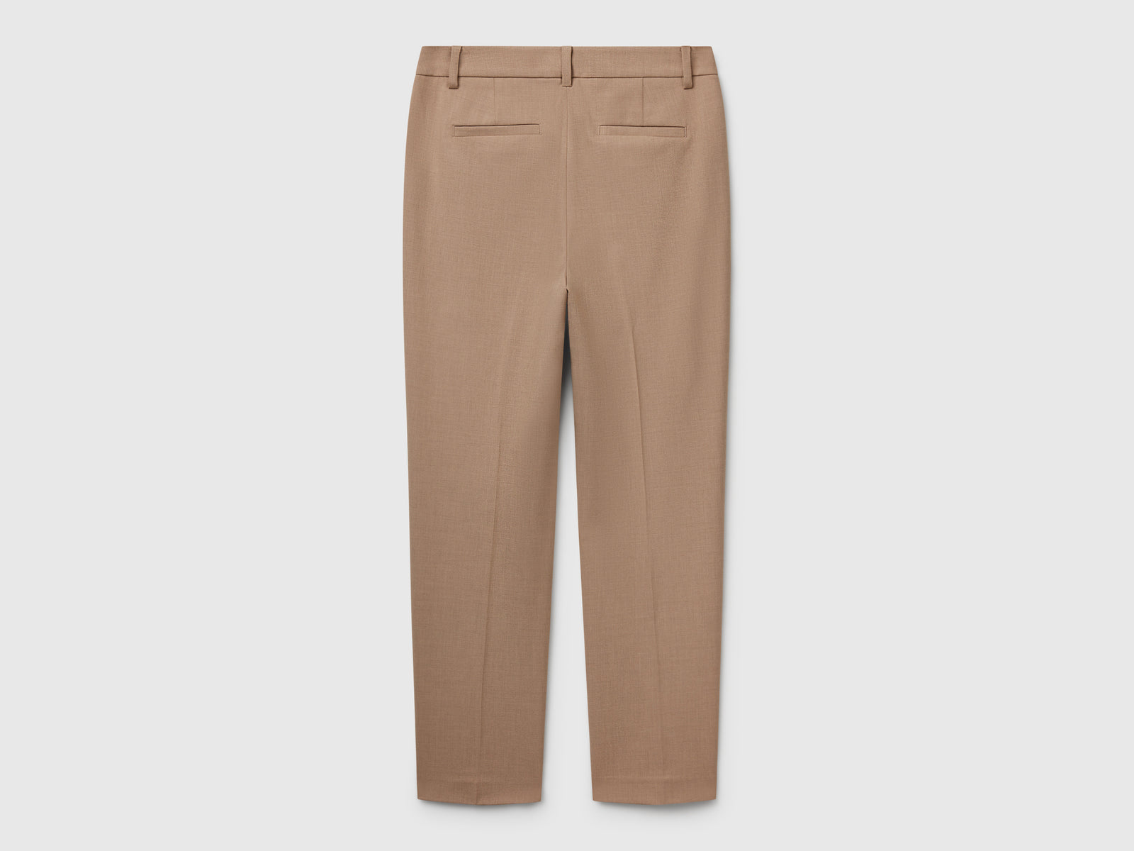Slim fit fluid trousers da donna beige 2 | Benetton Outlet