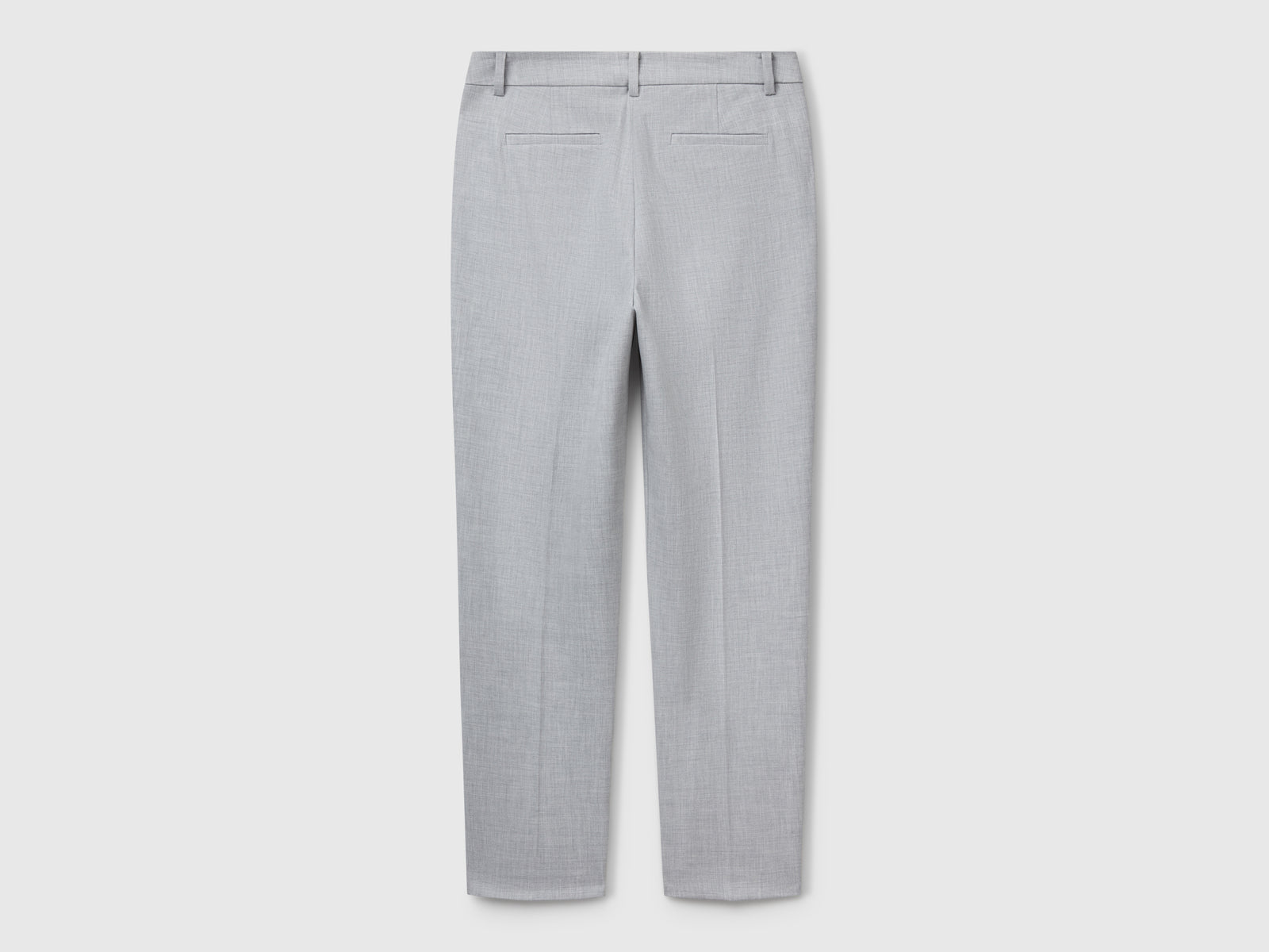Pantaloni fluidi slim fit da donna grigio 2 | Benetton Outlet