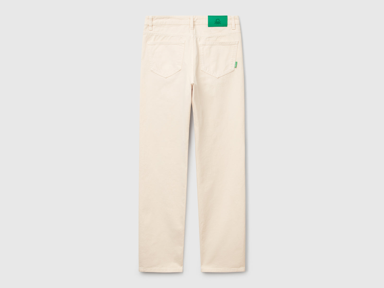 Jeans straight da donna bianco panna 2 | Benetton Outlet