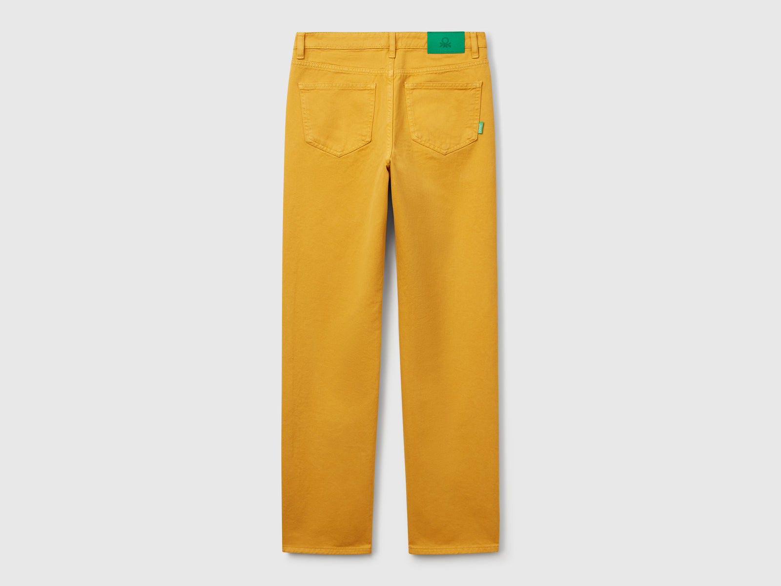 Jeans straight da donna senape 2 | Benetton Outlet