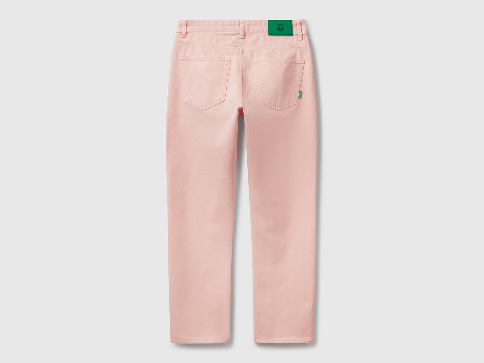 Jeans regular fit da uomo rosa tenue 2 | Benetton Outlet