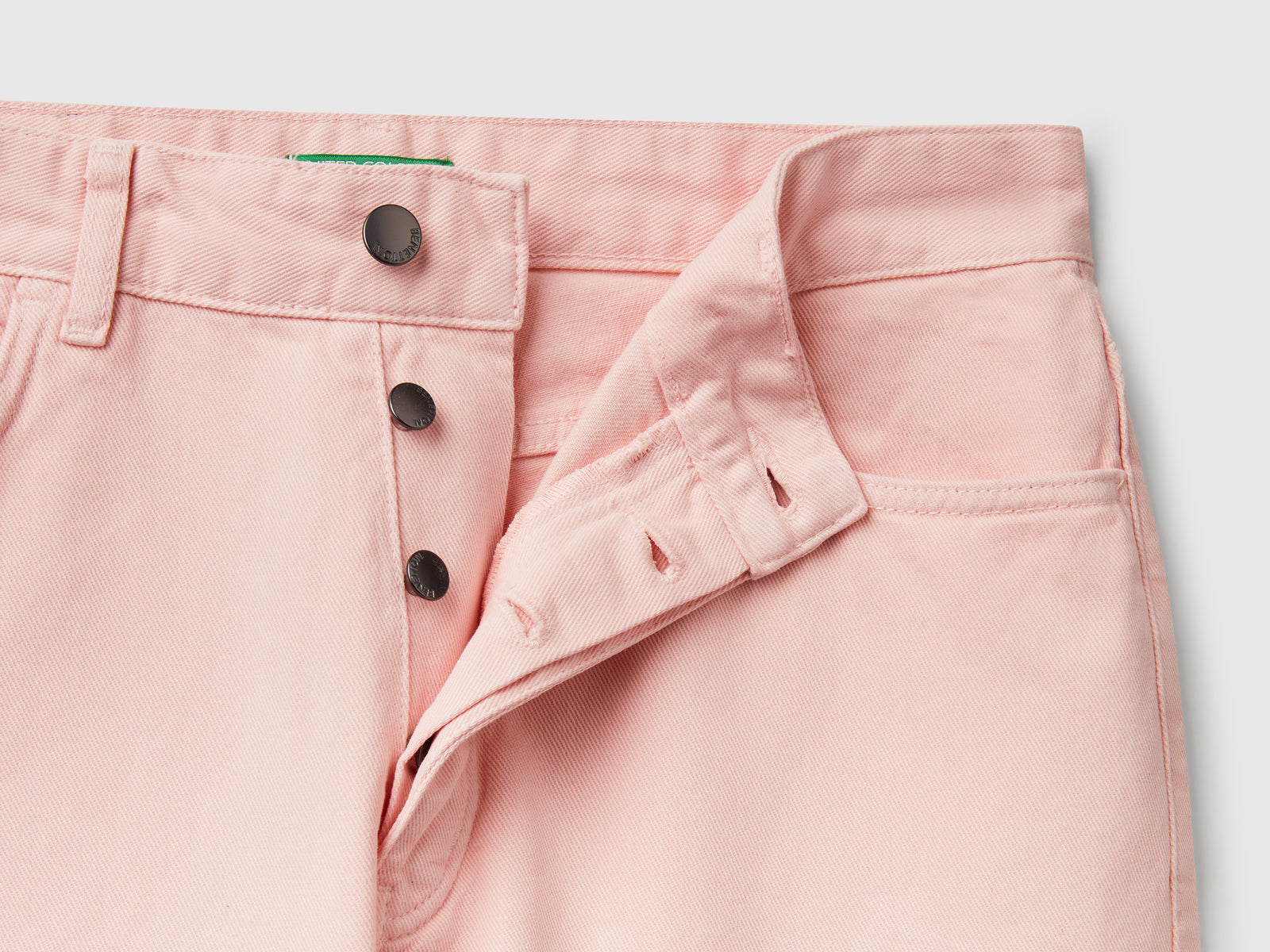 Jeans regular fit da uomo rosa tenue 3 | Benetton Outlet
