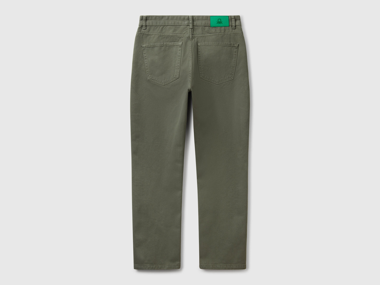 Jeans regular fit da uomo verde chiaro 2 | Benetton Outlet