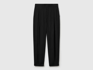 Pantaloni fluidi con pinces