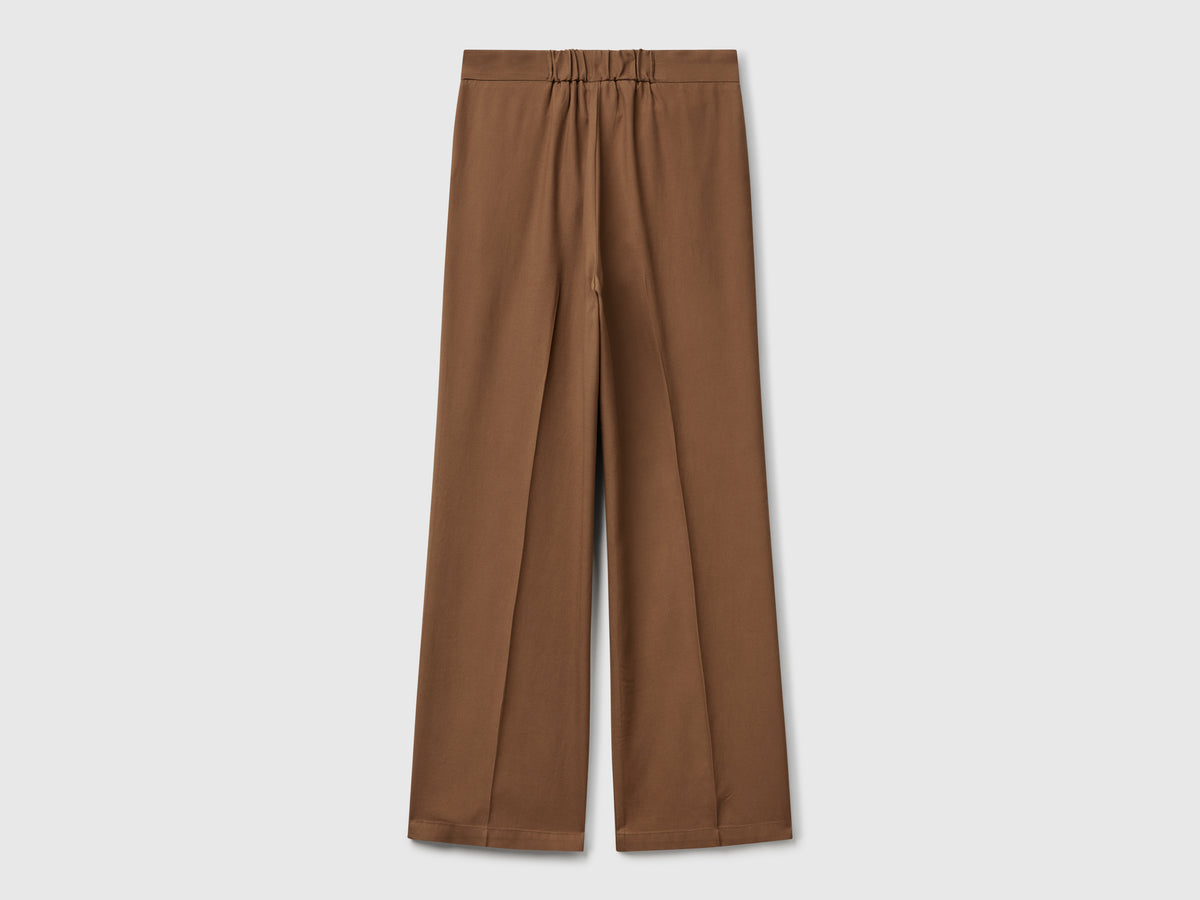 Pure lyocell trousers