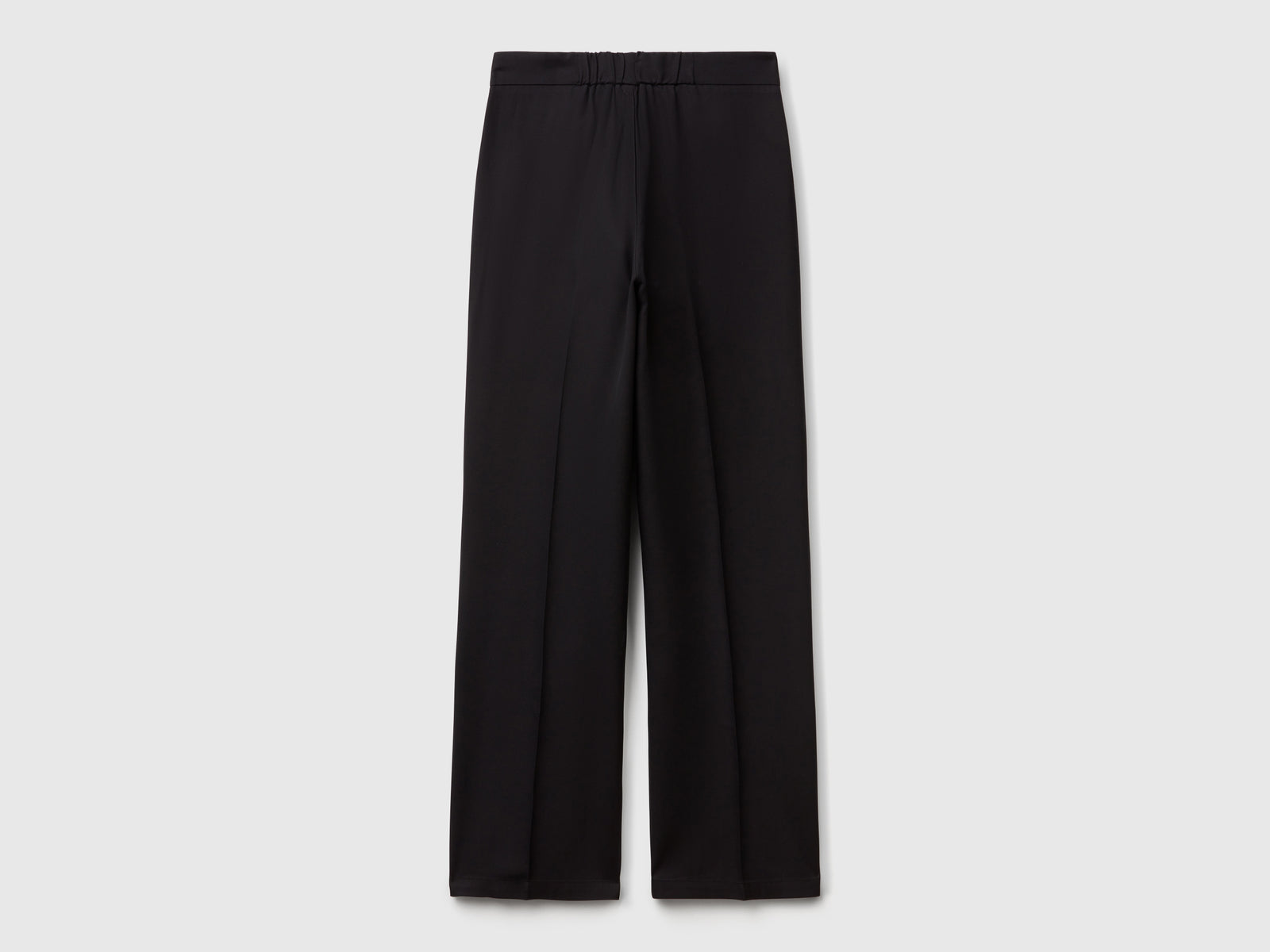 Pantaloni in puro lyocell da donna nero 2 | Benetton Outlet