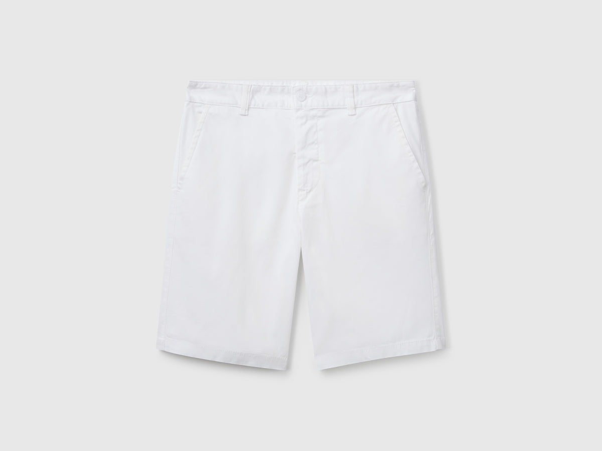Bermuda chino in cotone stretch