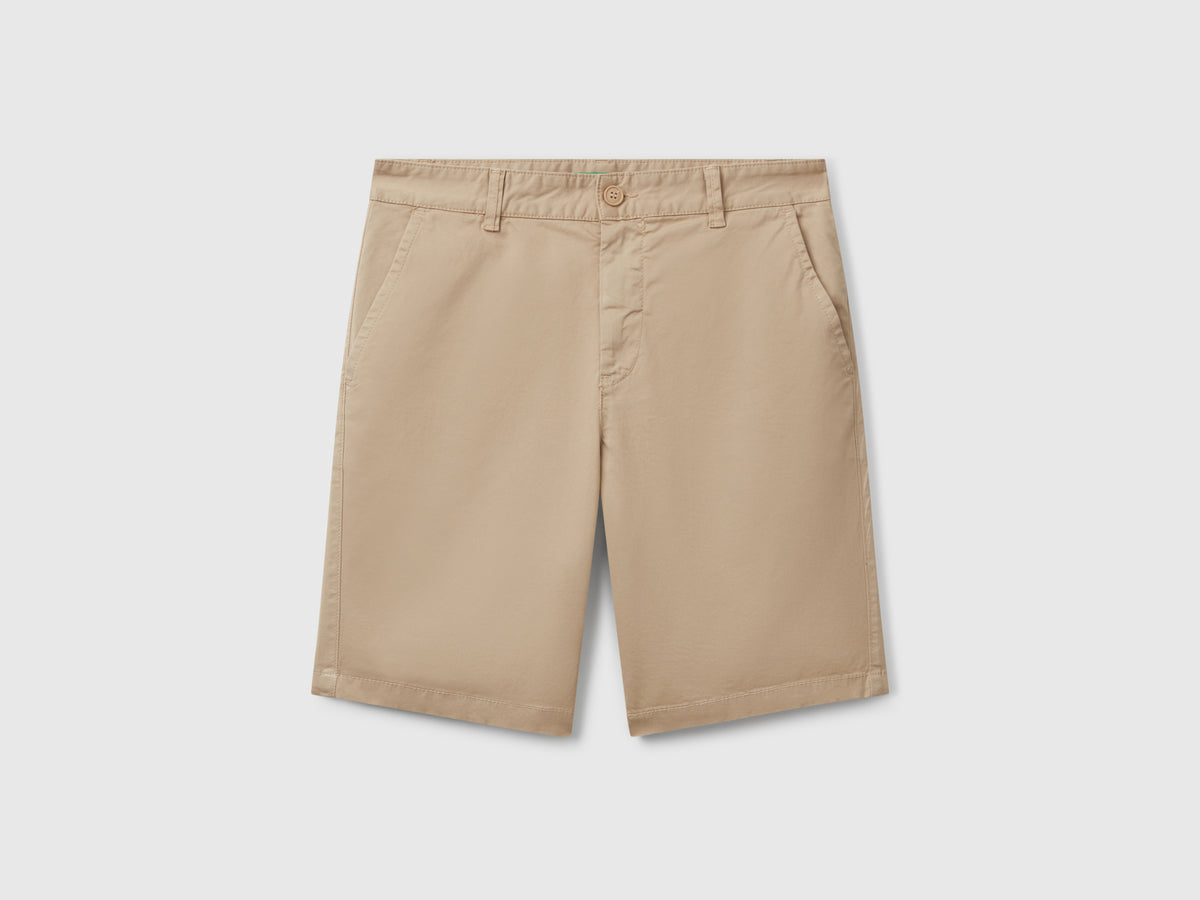 Bermuda chino in cotone stretch