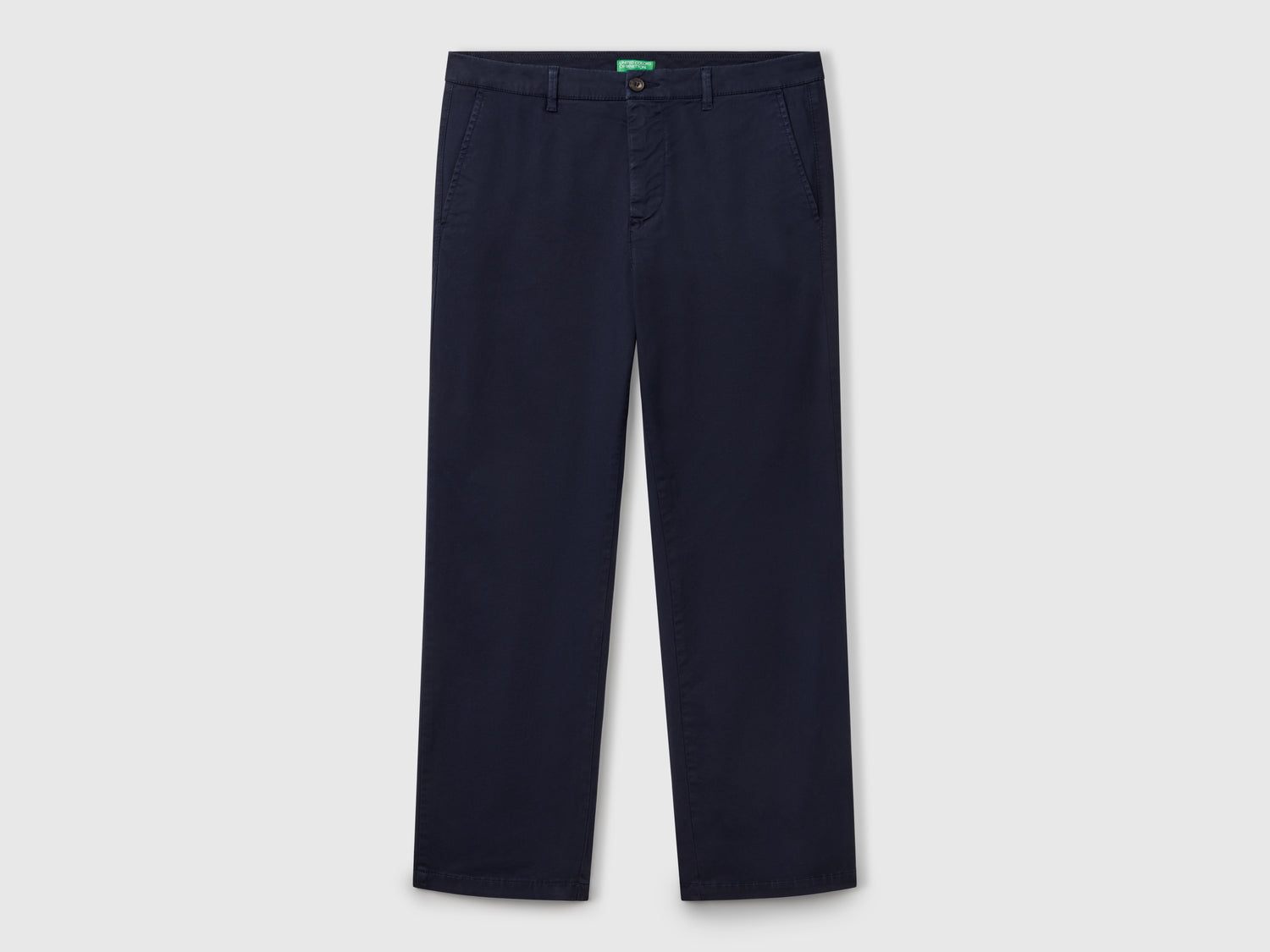 Chino straight fit da uomo blu scuro | Benetton Outlet