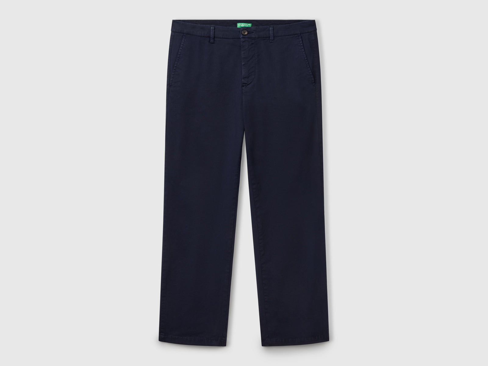 Chino straight fit da uomo blu scuro | Benetton Outlet
