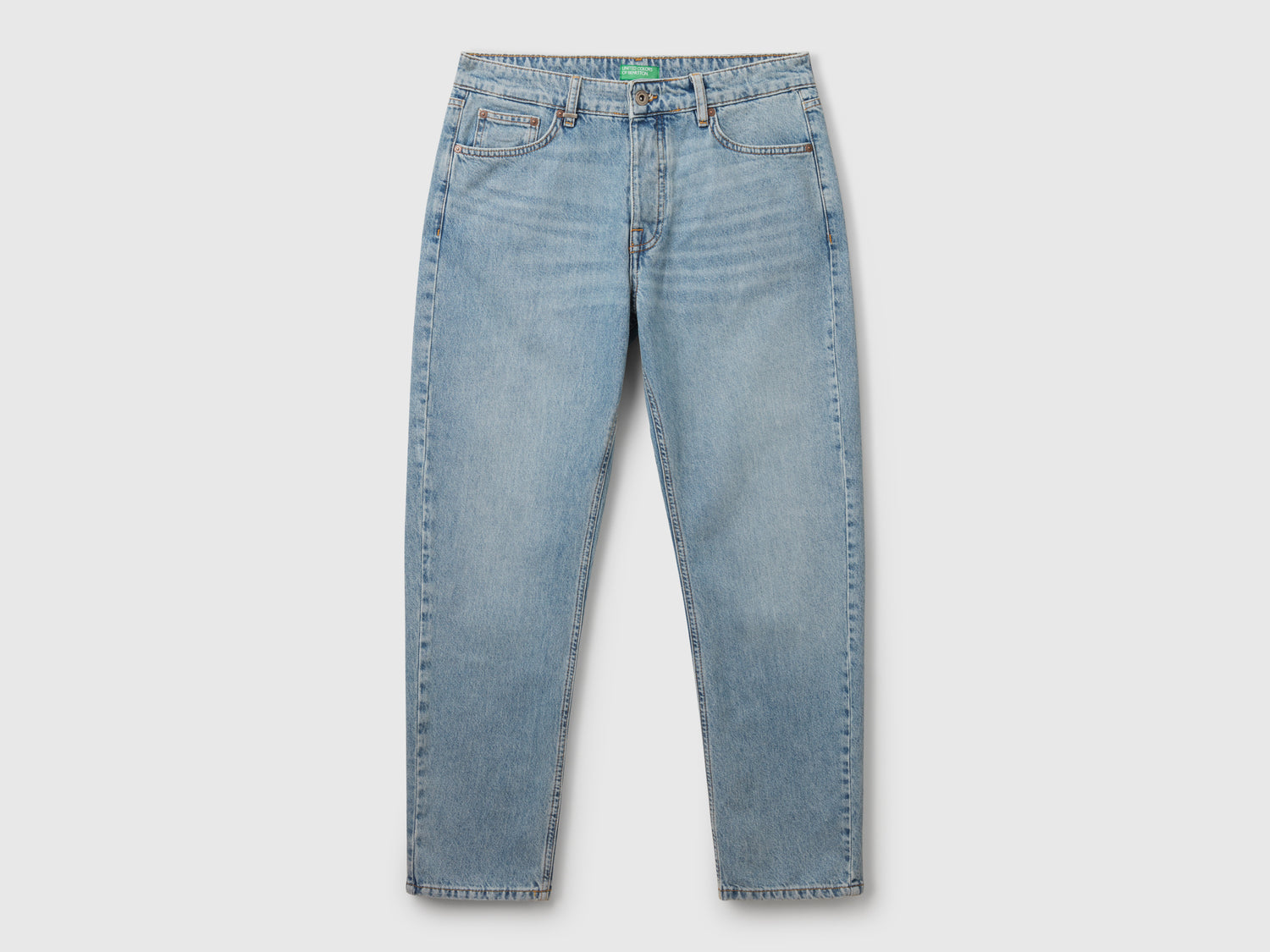 Jeans carrot fit da uomo azzurro | Benetton Outlet