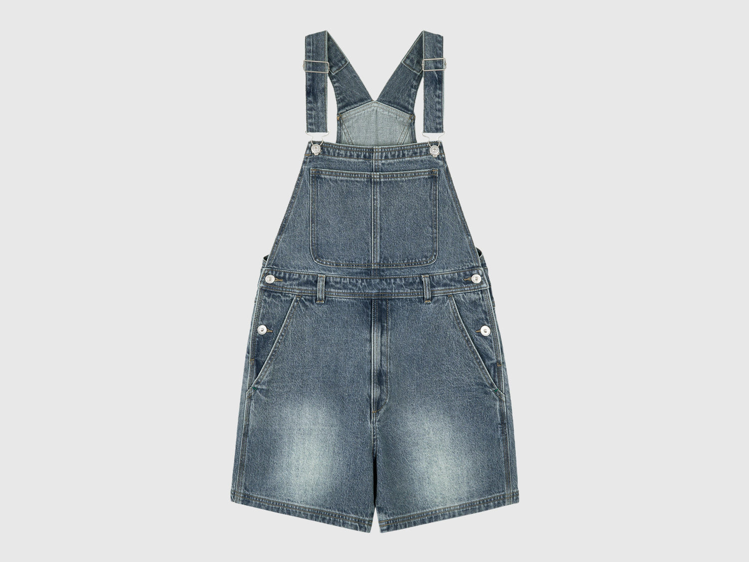 Salopette di jeans da donna blu | Benetton Outlet
