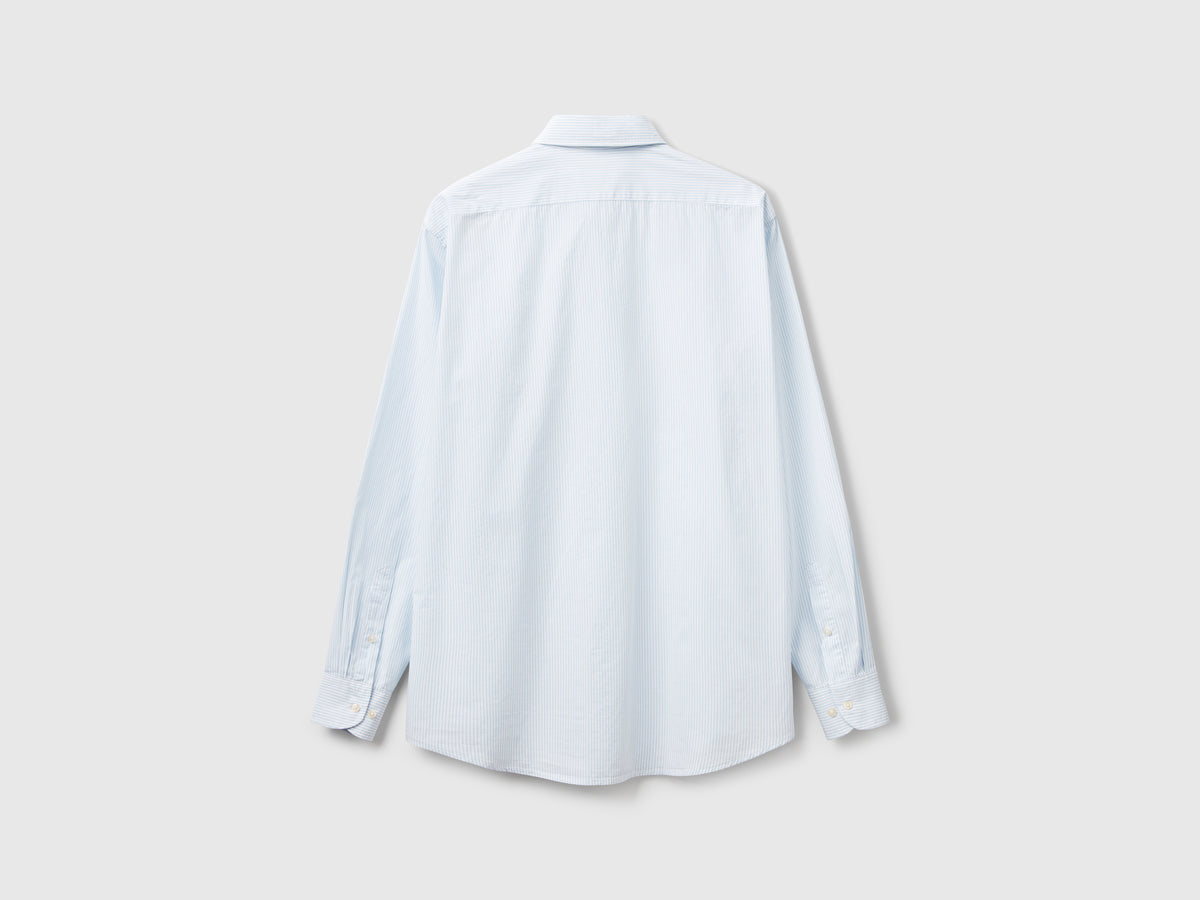 Camicia a righe in cotone