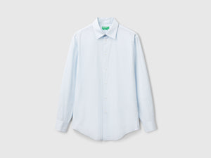 Camicia a righe in cotone