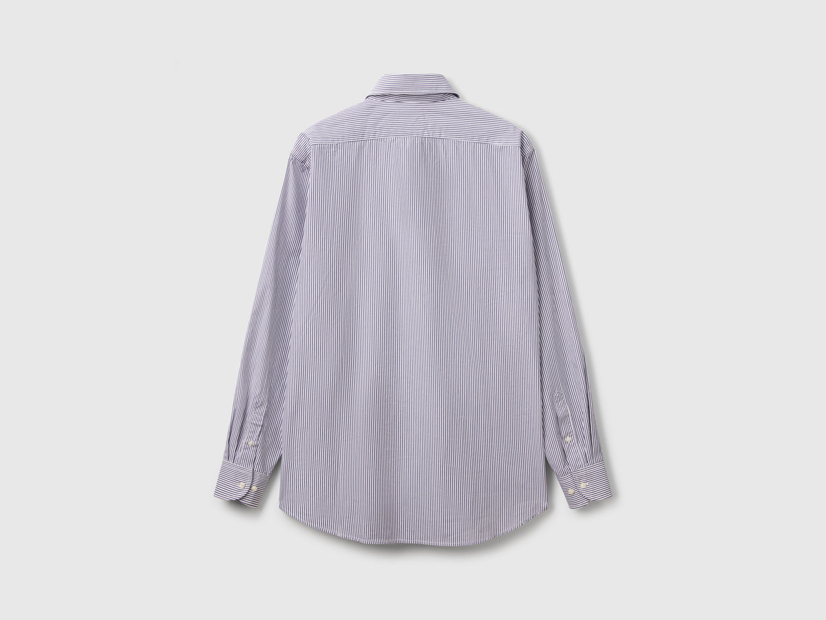 Camicia a righe in cotone