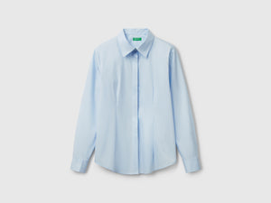 Camicia in misto cotone stretch