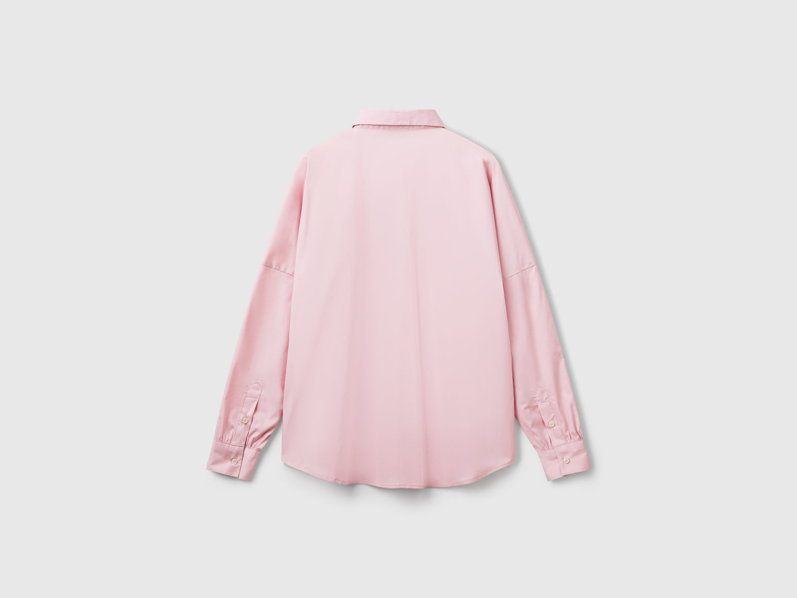 Camicia over fit da donna rosa 2 | Benetton Outlet