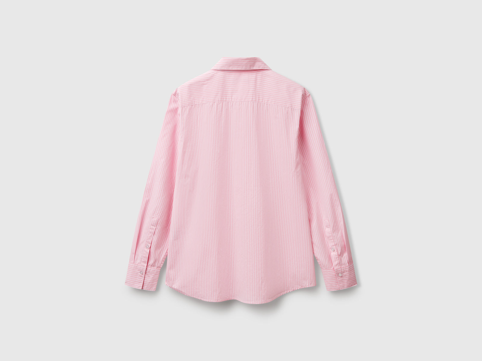 Camicia a righe verticali da donna rosa 2 | Benetton Outlet