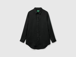 Camicia lunga in puro lino