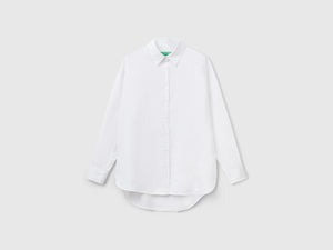 Camicia lunga in puro lino