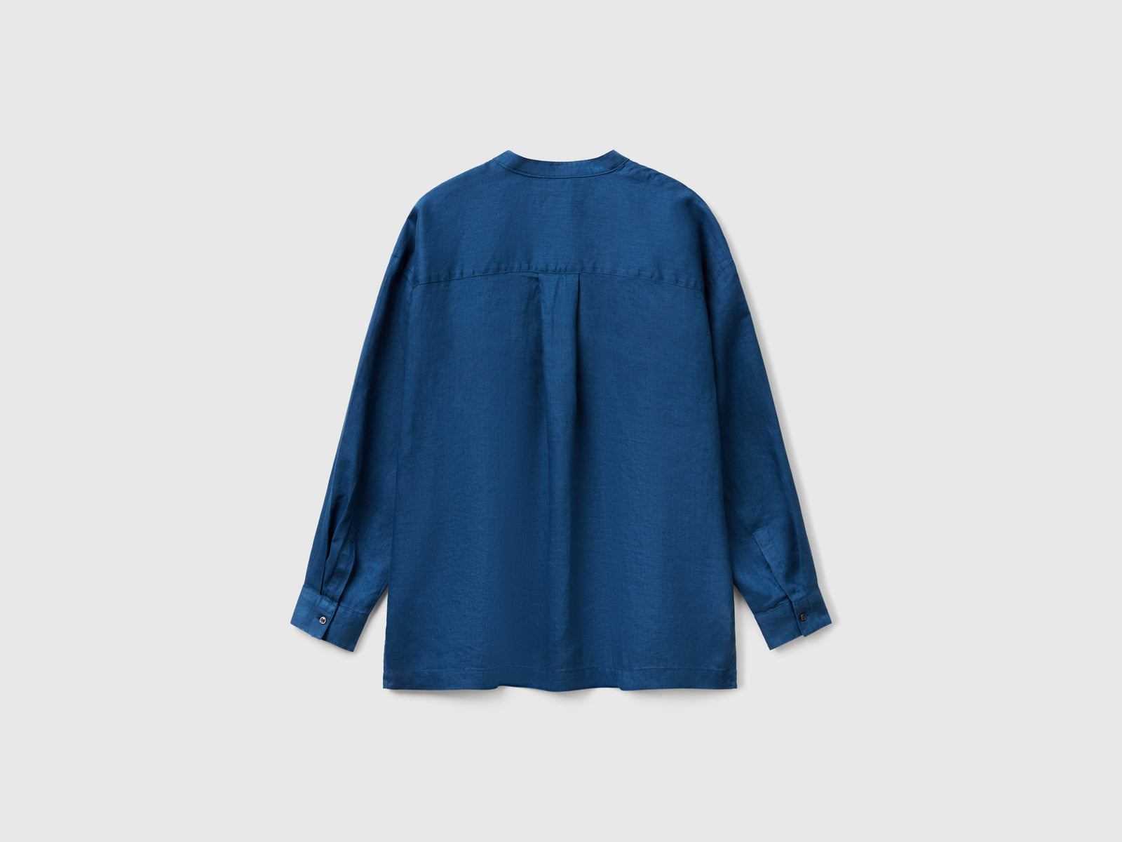 Camicia over in puro lino da donna avio 2 | Benetton Outlet