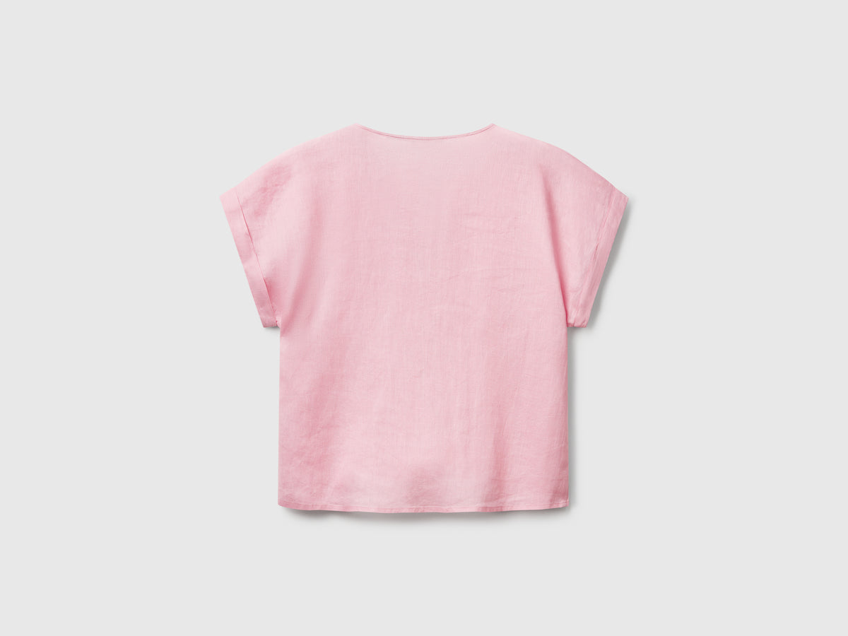 Blusa in puro lino