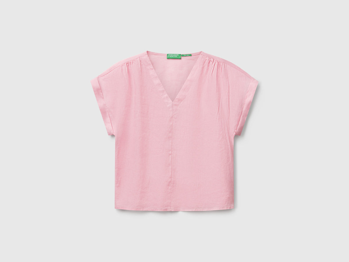 Blusa in puro lino