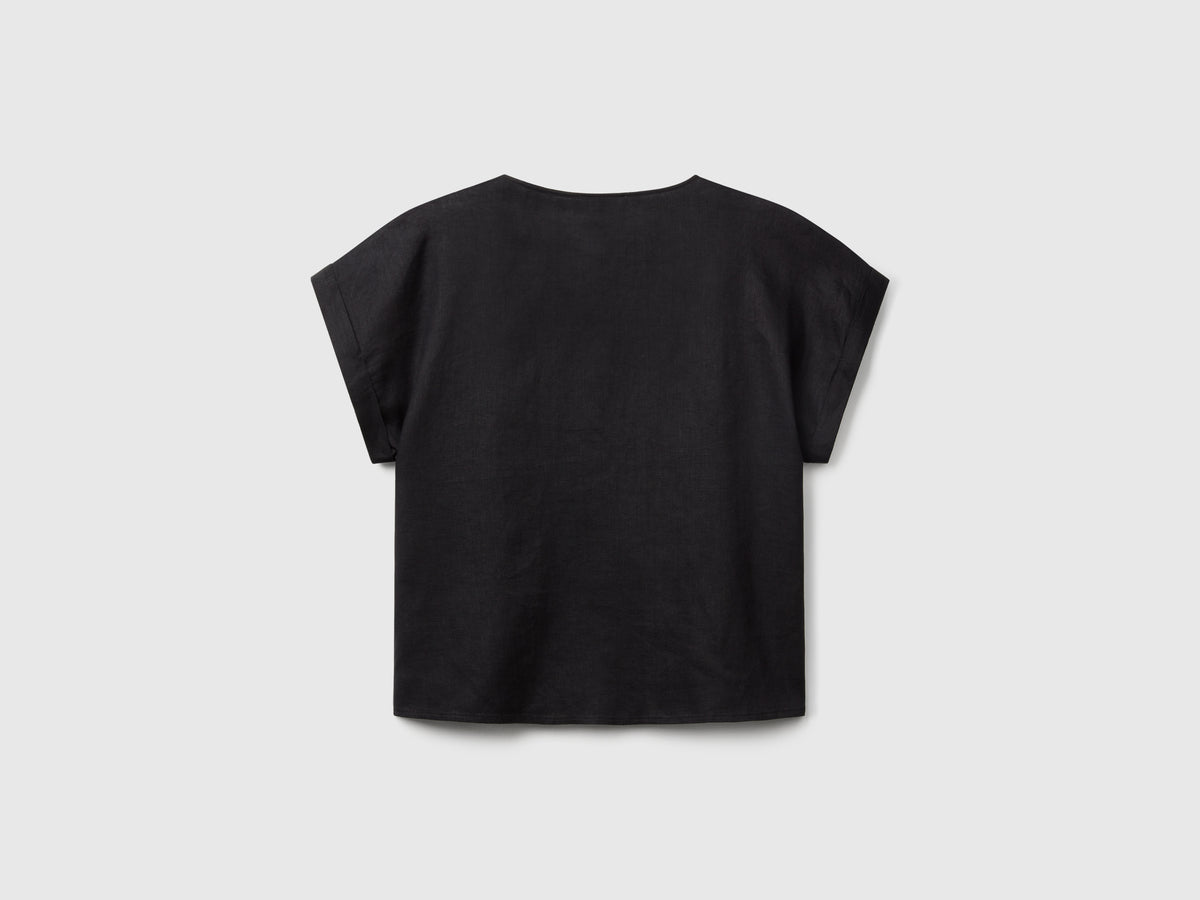 Blusa in puro lino