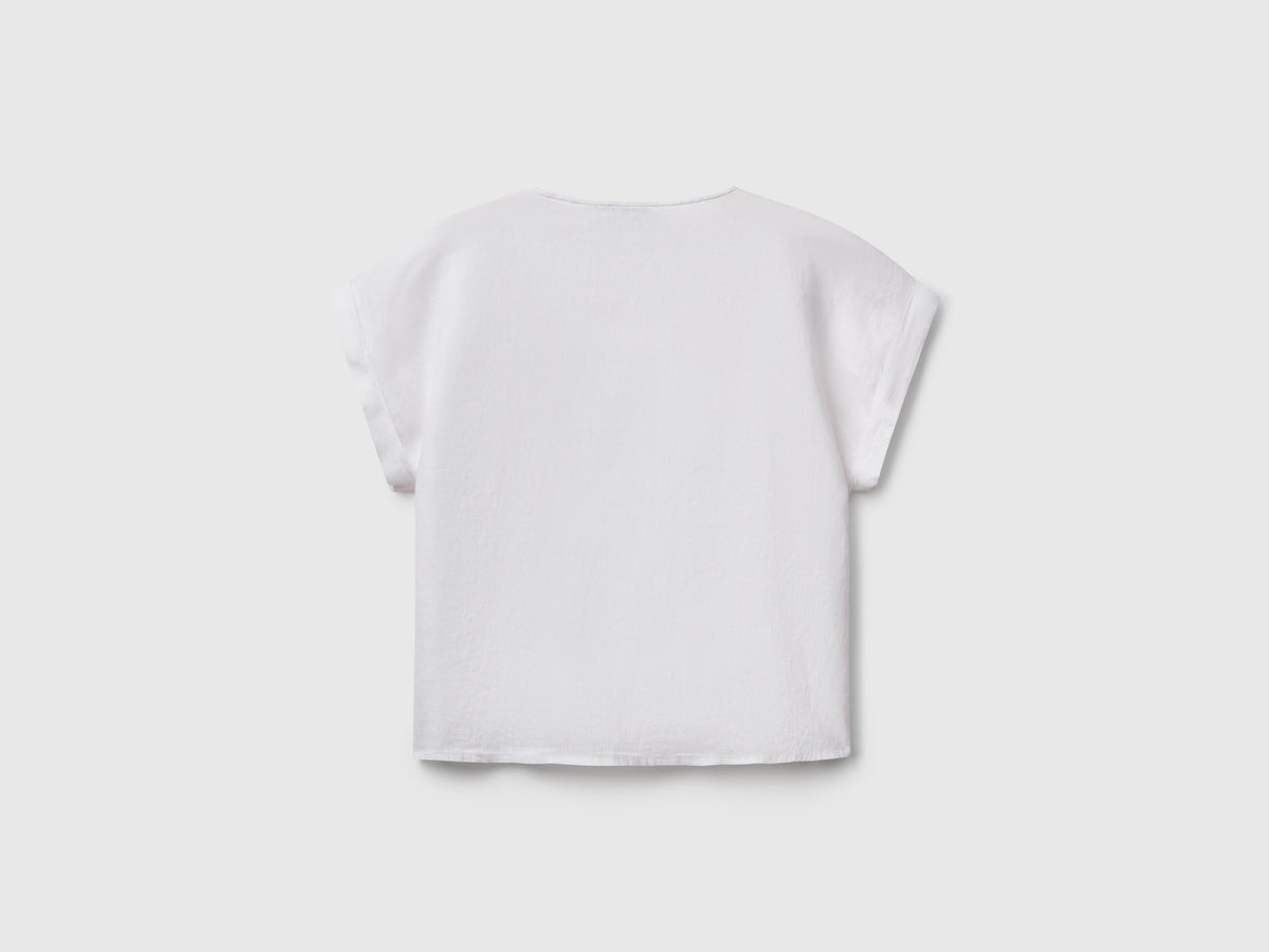 Blusa in puro lino