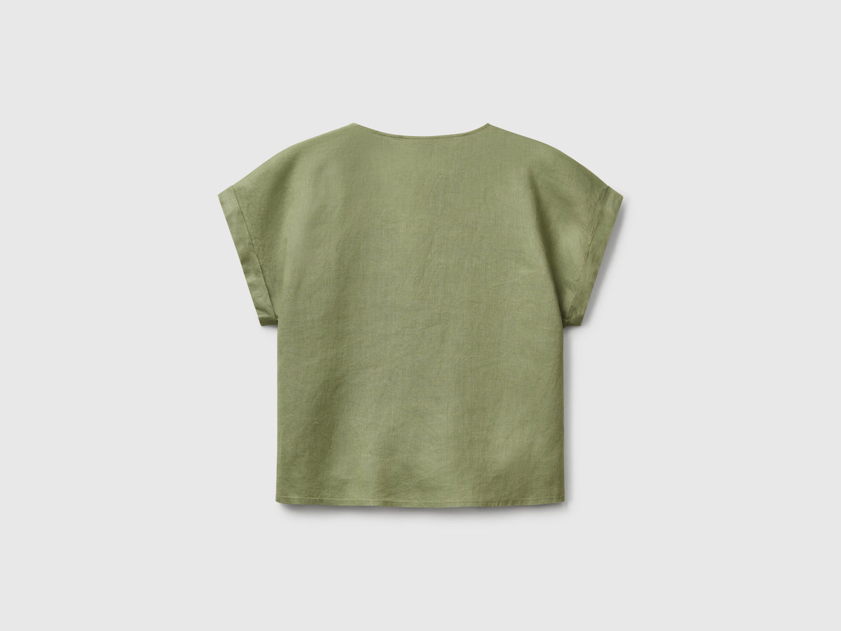 Blusa in puro lino