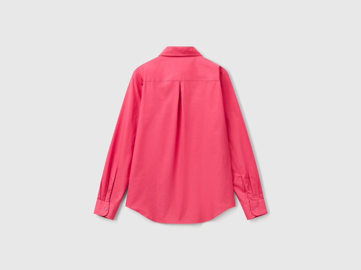 Camisa de algodón de corte regular