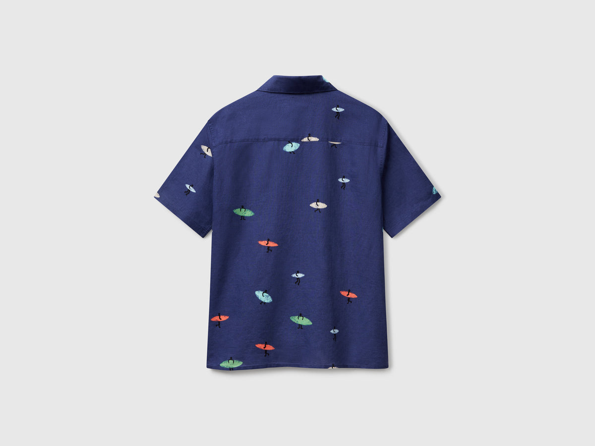 Camicia con stampa surf