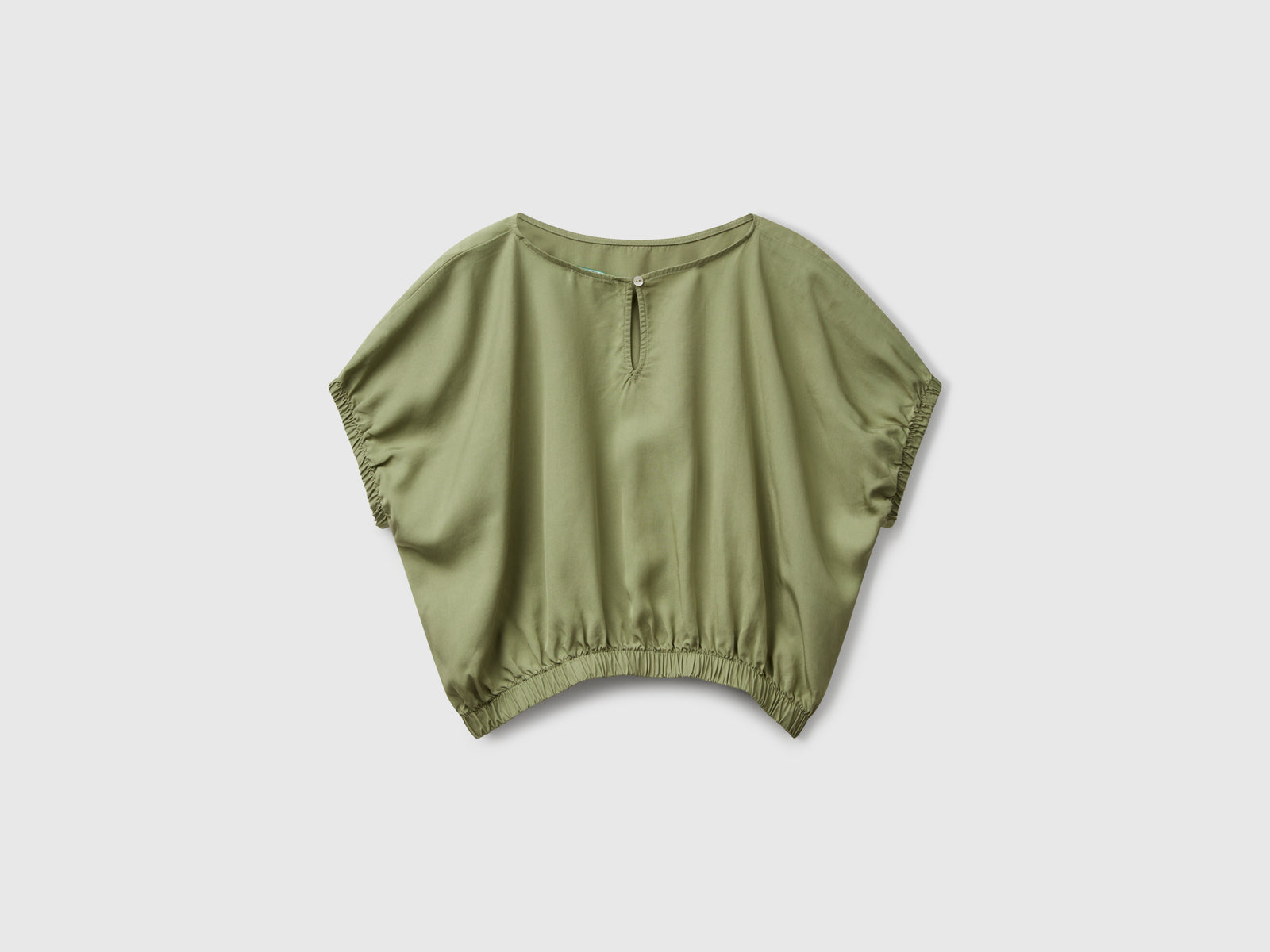 Top cropped da donna verde oliva 2 | Benetton Outlet