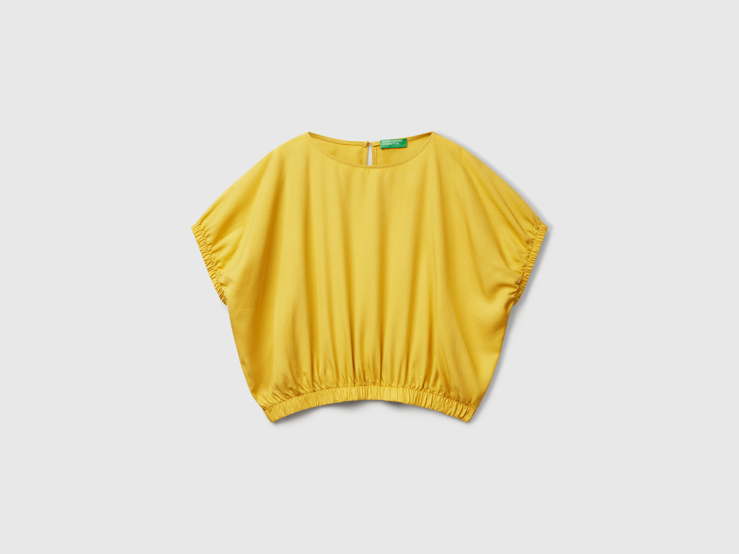 Top cropped da donna senape | Benetton Outlet