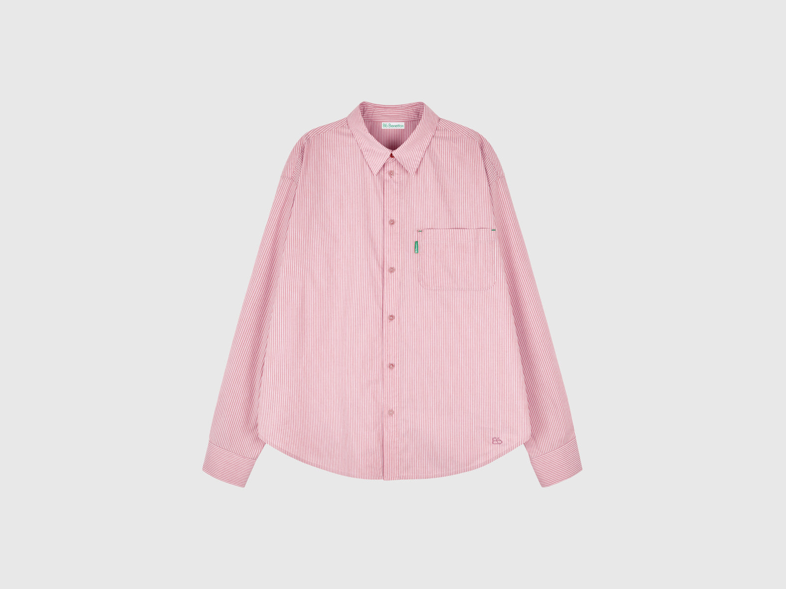 Striped shirt da donna rosa | Benetton Outlet