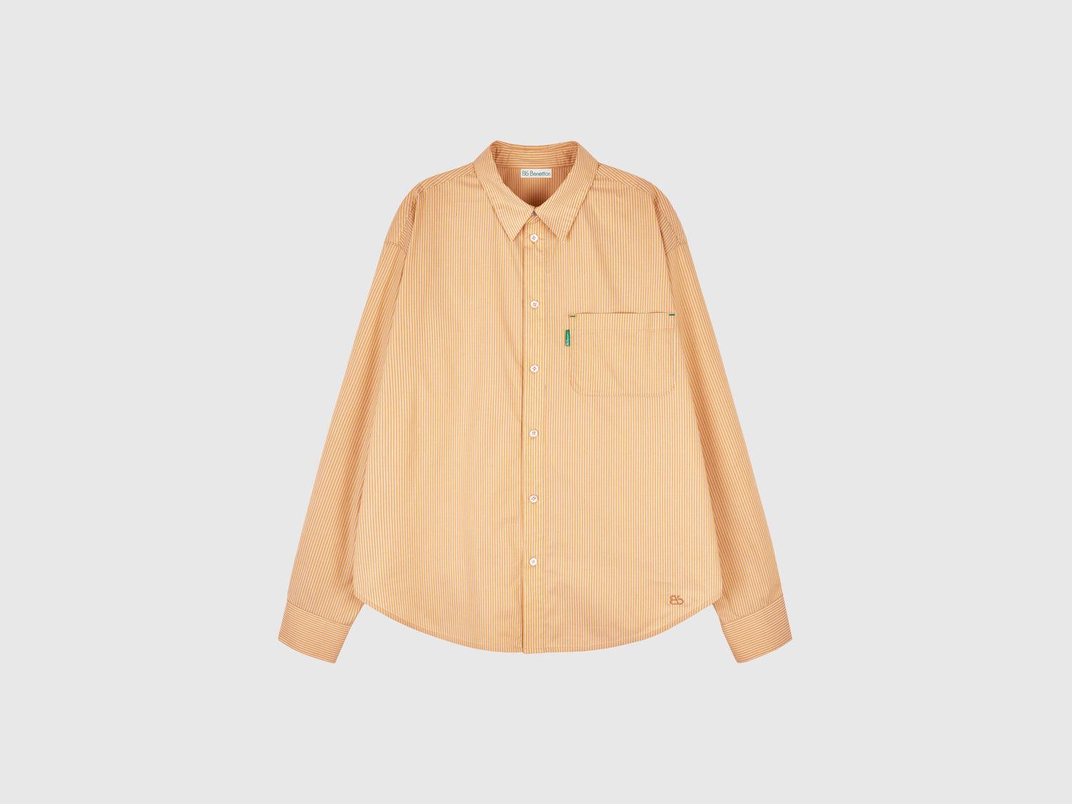 Striped shirt da donna arancione | Benetton Outlet