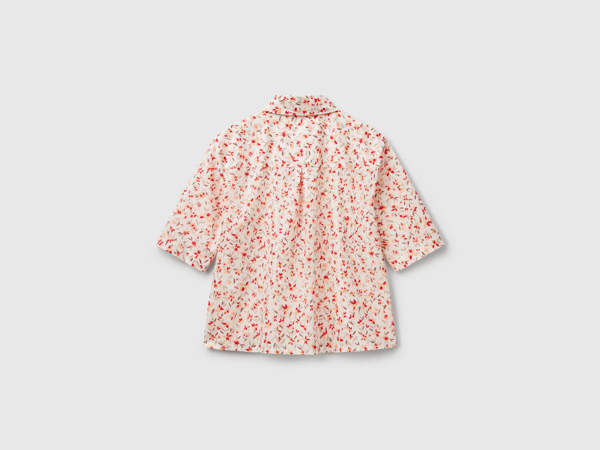 Camicia fantasia in cotone leggero