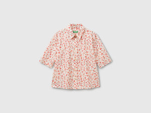 Camicia fantasia in cotone leggero