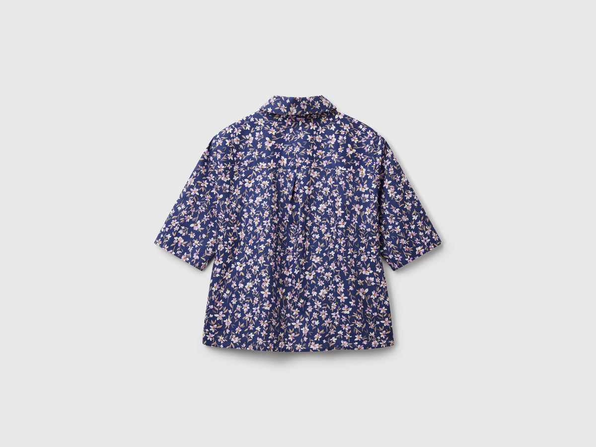 Camicia fantasia in cotone leggero