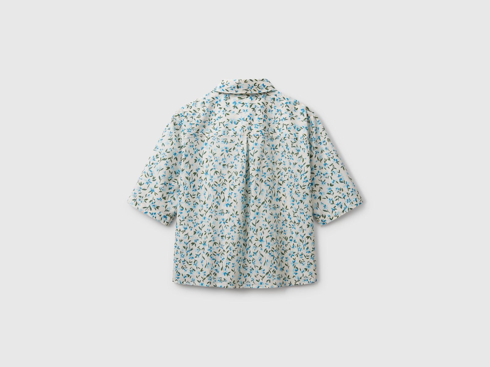 Patterned shirt in lightweight cotton da donna multi-color 2 | Benetton Outlet