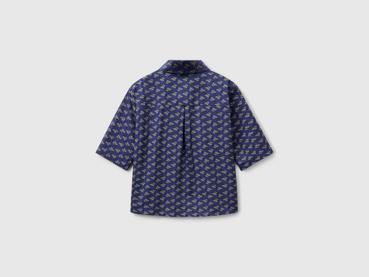 Camicia fantasia in cotone leggero