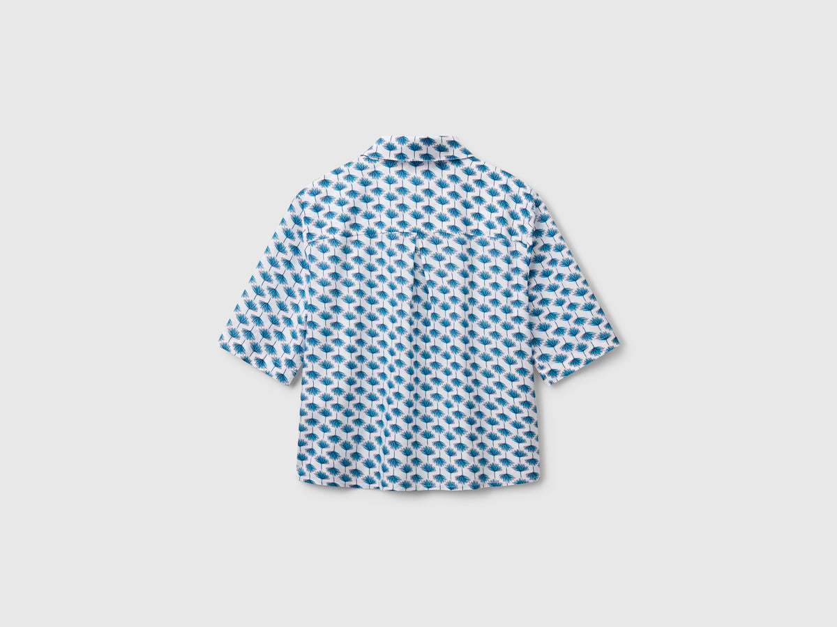 Camicia fantasia in cotone leggero