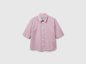 Camicia fantasia in cotone leggero