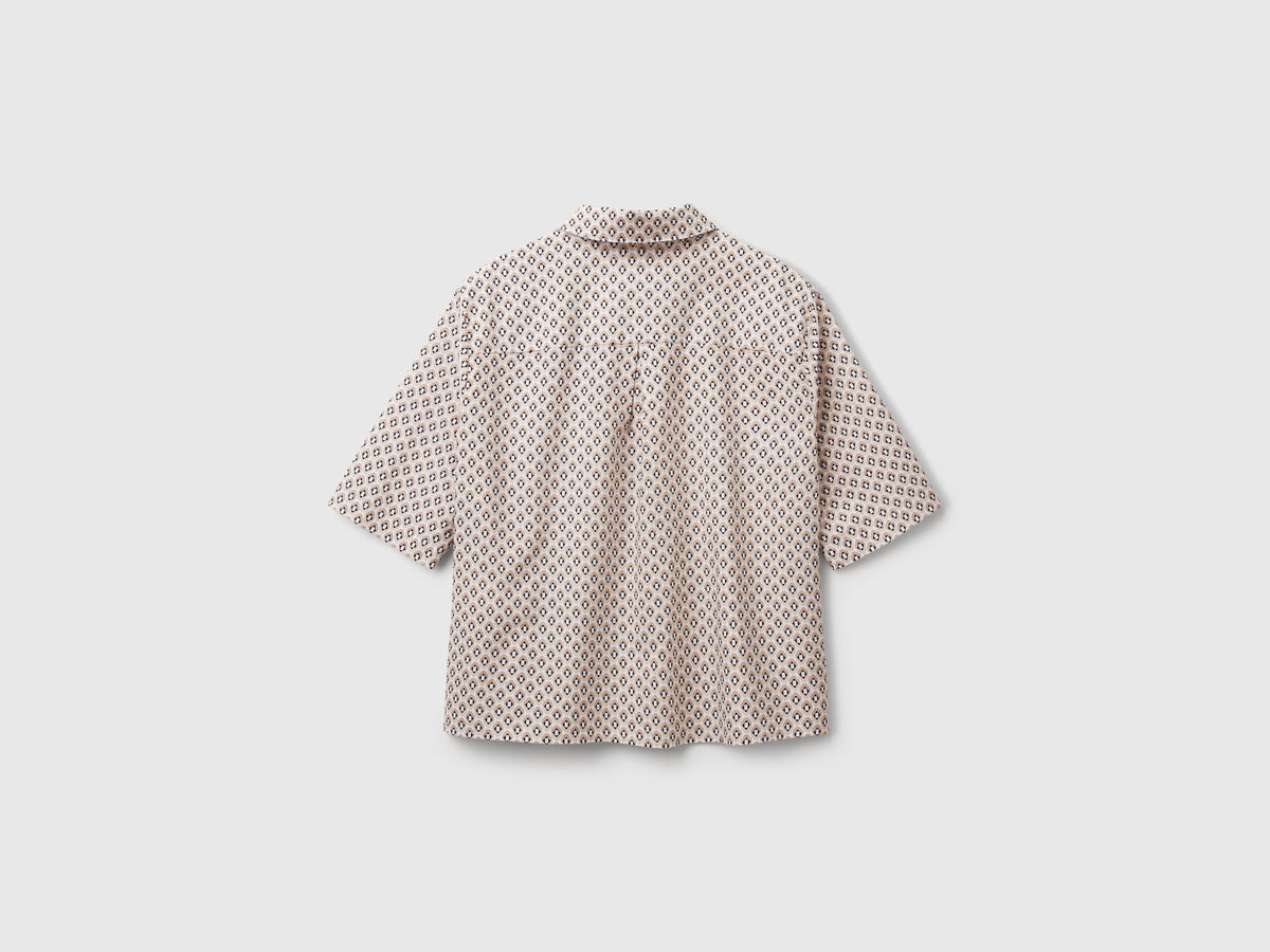 Camicia fantasia in cotone leggero