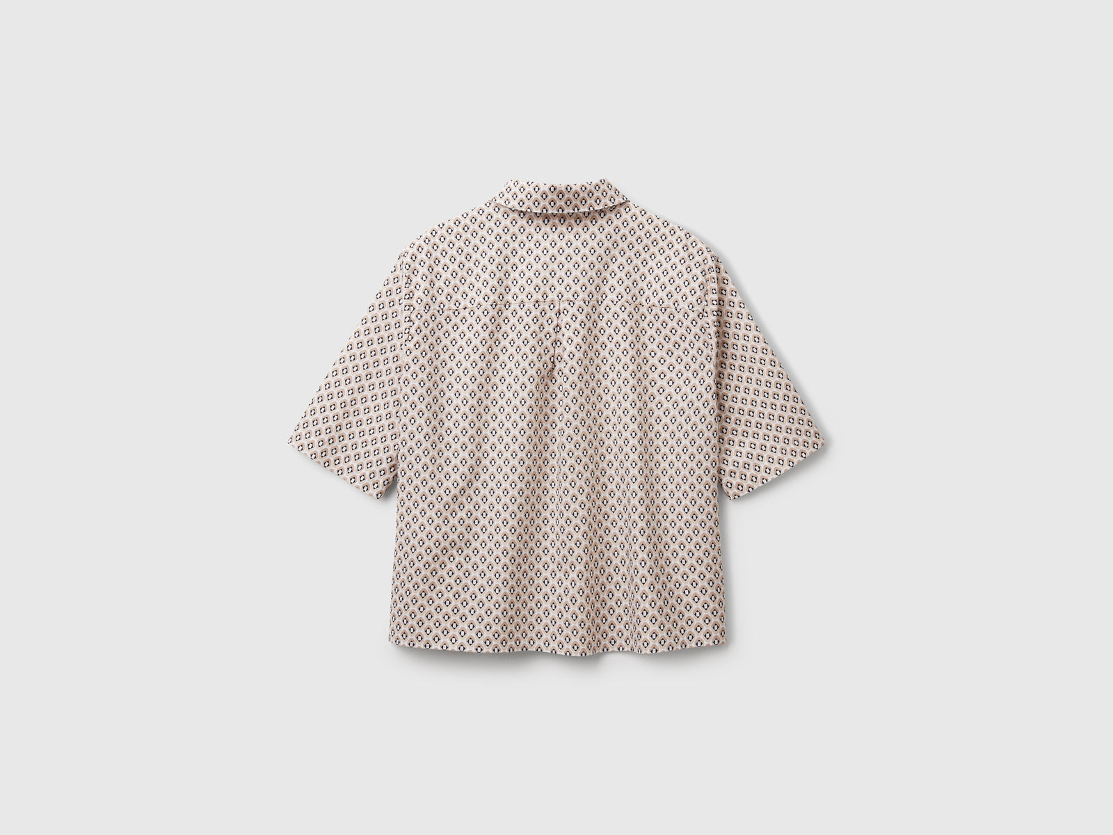 Camicia fantasia in cotone leggero da donna multi-color 2 | Benetton Outlet