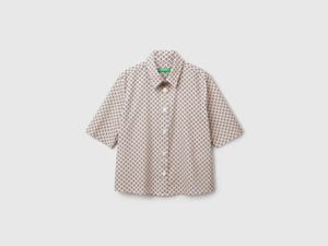 Camicia fantasia in cotone leggero