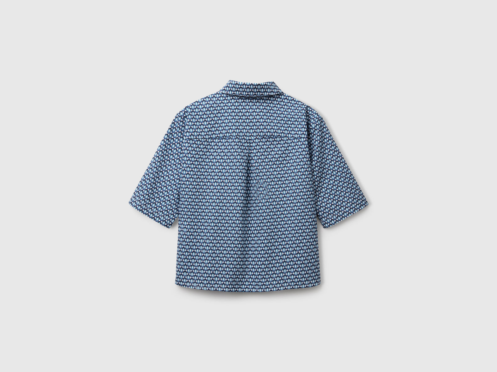 Patterned shirt in lightweight cotton da donna multi-color 2 | Benetton Outlet